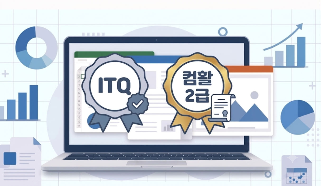 총무사무/ OA자격증(ITQ, 컴활2급) 취득